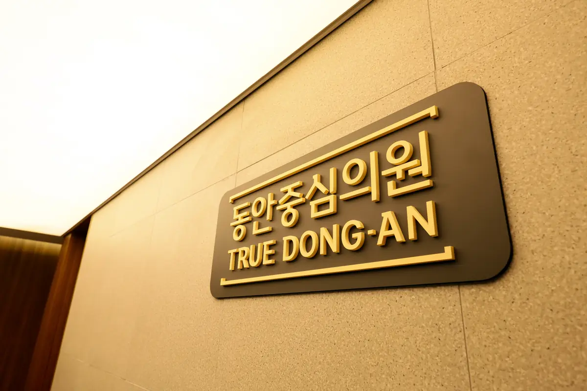 Interior of Dong-An Joongsim Clinic, a Gangnam Dermatology practice in Apgujeong 1